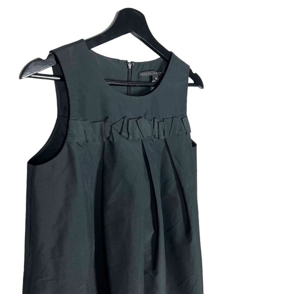 Robert Rodriguez Black Shift High Yoke Sleeveless Mini Dress 8 - Picture 2 of 10